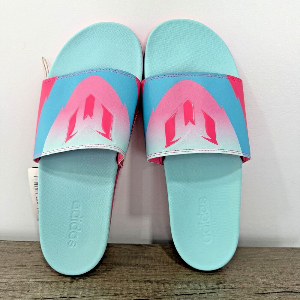 New Adidas Adilette Comfort Messi Slides JR6326 Men’s Size 11
